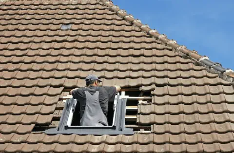 Pose de velux - Flayat